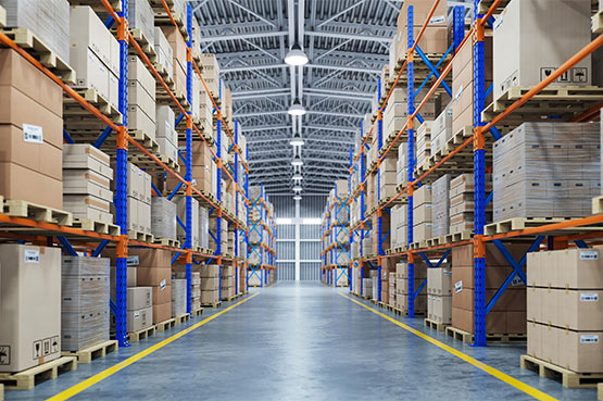 palleted storage warehousing from Broughton Transport